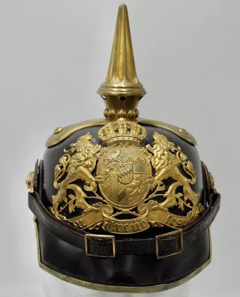 Bavarian Private Purchase Enlisted/NCO Infantry Pickelhaube Visuel 1 principal